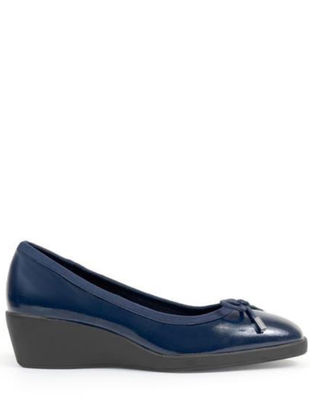 Aerosoles Tema ballet wedge pumps navy Blue, Size 10, NWT no box